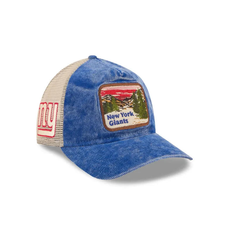 New York Giants Vintage Landscape 9TWENTY A-Frame Trucker Hat sold by New Era