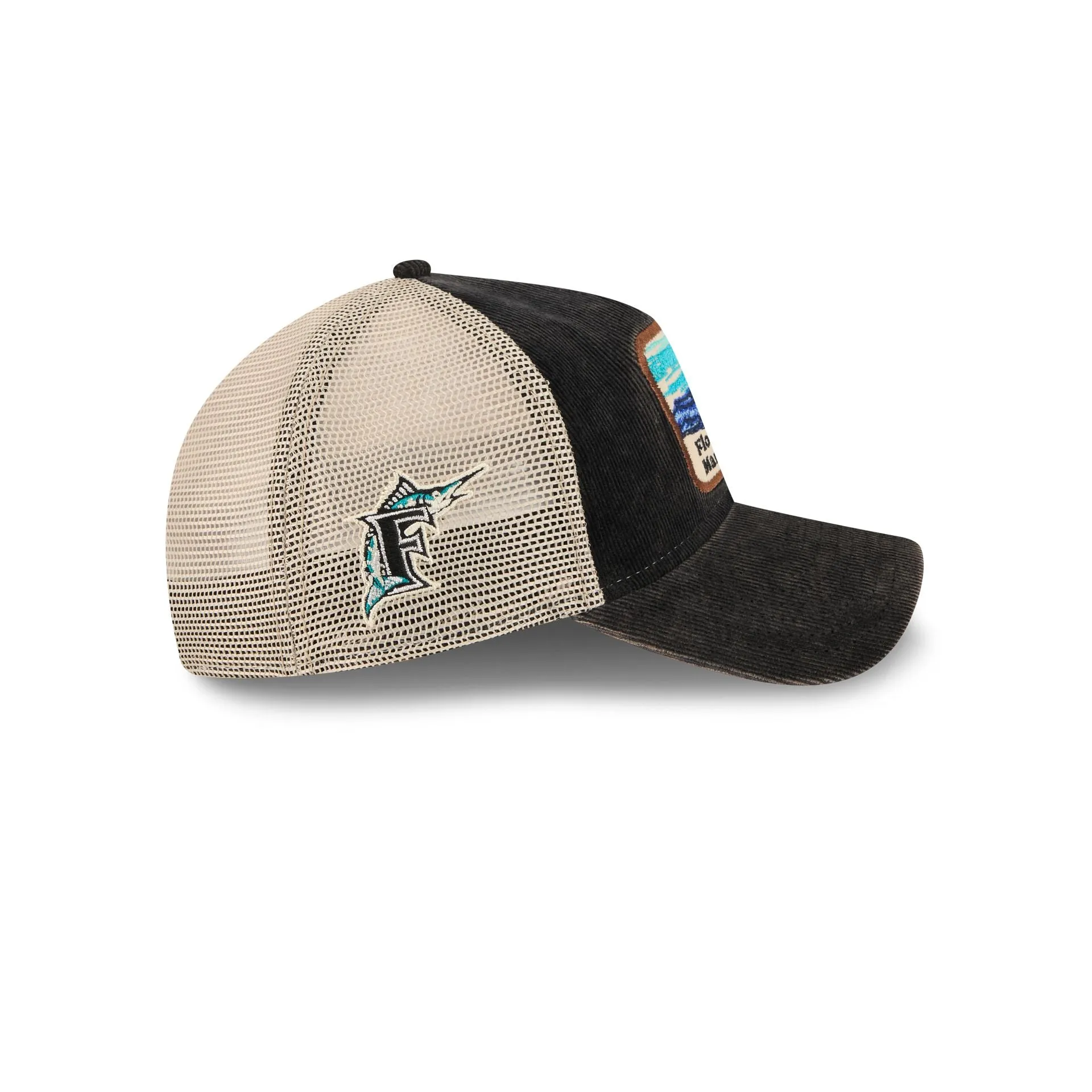 Miami Marlins Vintage Landscape 9TWENTY A-Frame Trucker Hat sold by New Era product image thumbnail 4