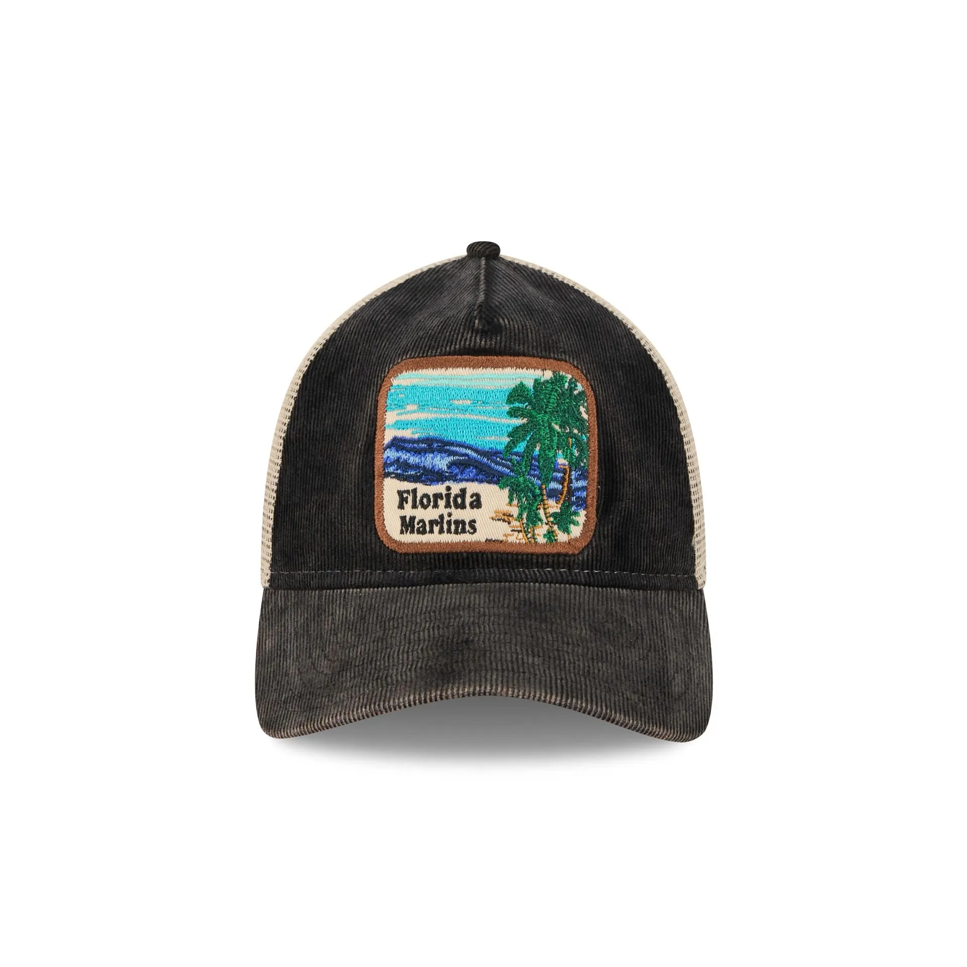 Miami Marlins Vintage Landscape 9TWENTY A-Frame Trucker Hat sold by New Era product image thumbnail 2