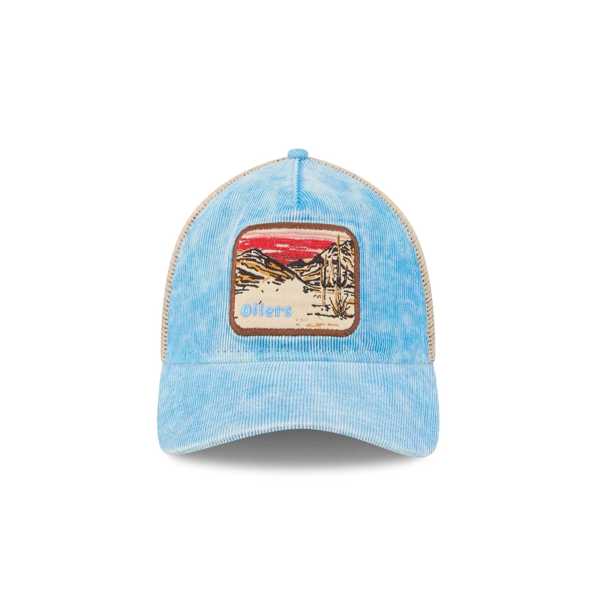 Oilers Vintage Landscape 9TWENTY A-Frame Trucker Hat sold by New Era product image thumbnail 2