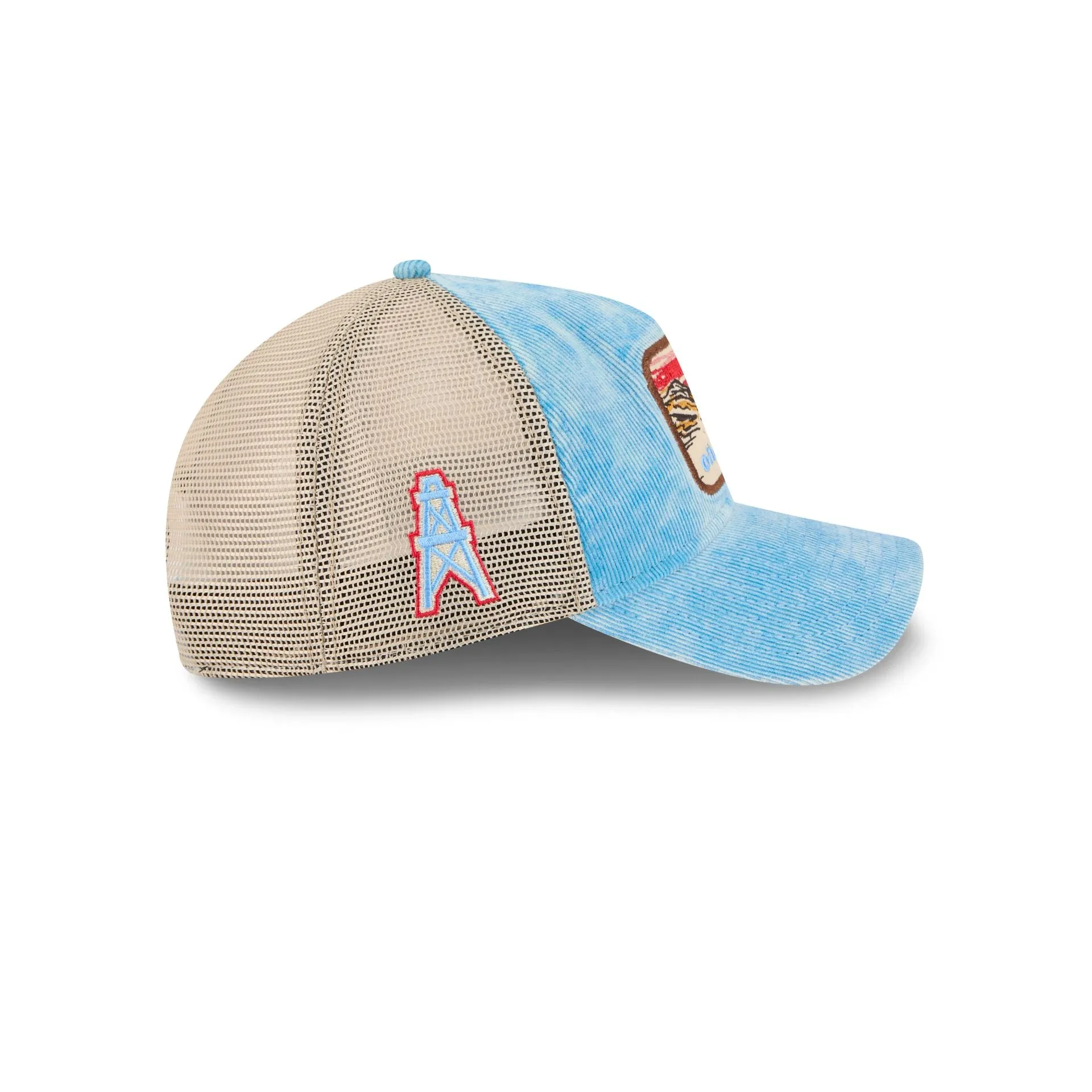 Oilers Vintage Landscape 9TWENTY A-Frame Trucker Hat sold by New Era product image thumbnail 4