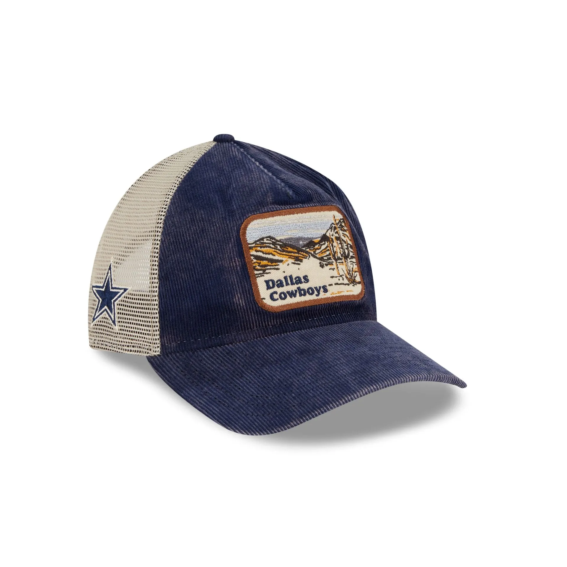 Dallas Cowboys Vintage Landscape 9TWENTY A-Frame Trucker Hat sold by New Era