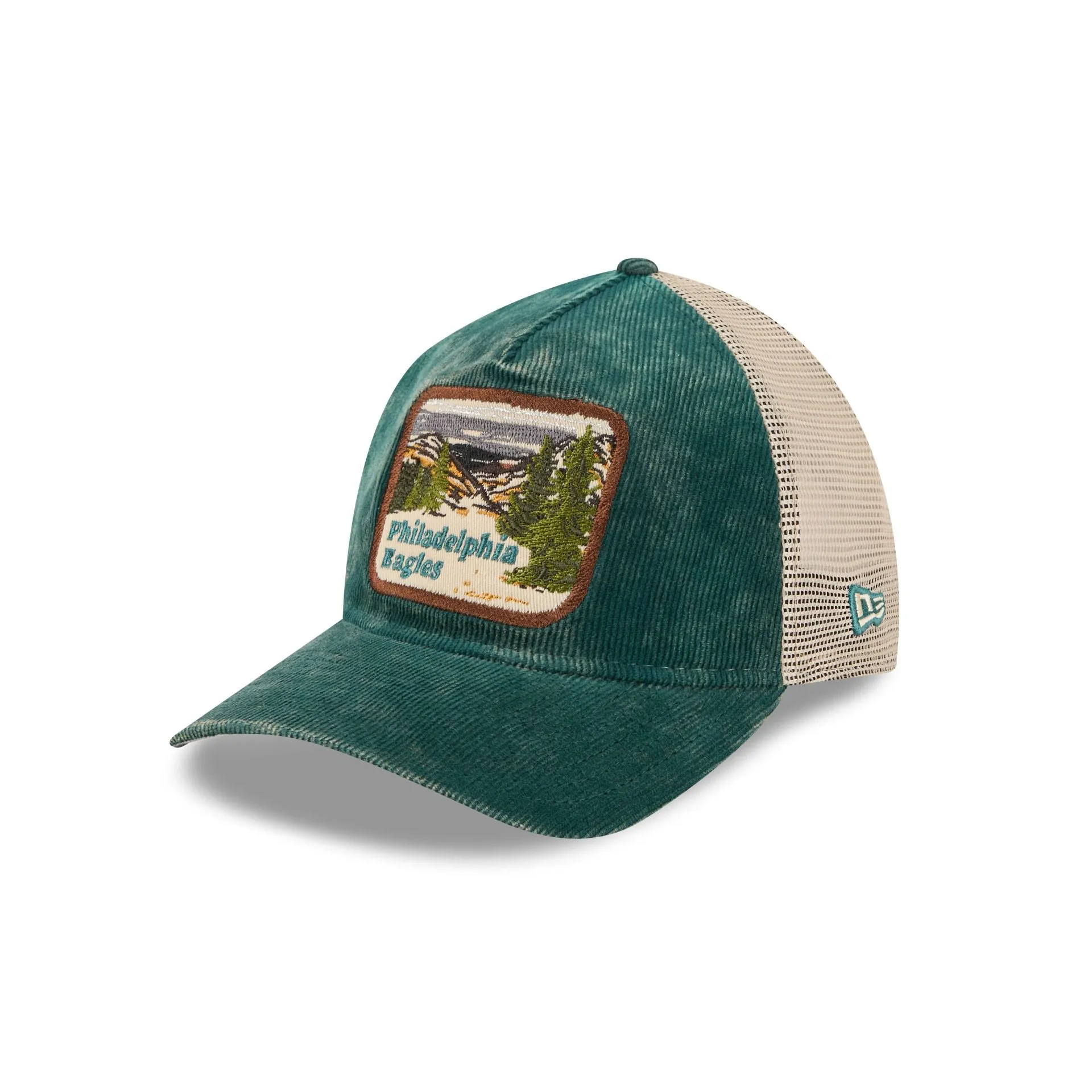 Philadelphia Eagles Vintage Landscape 9TWENTY A-Frame Trucker Hat sold by New Era product image thumbnail 3