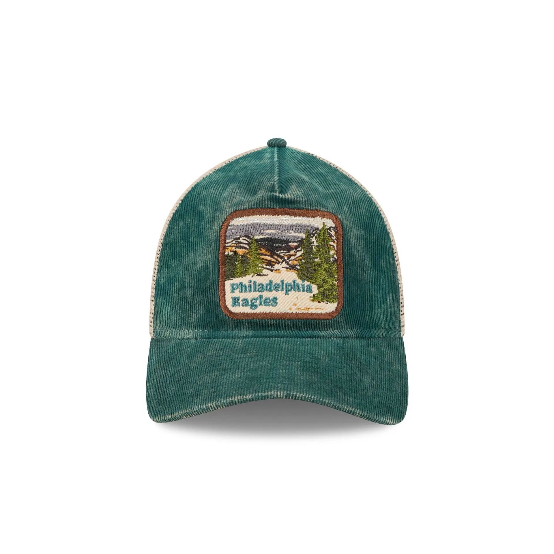 Philadelphia Eagles Vintage Landscape 9TWENTY A-Frame Trucker Hat sold by New Era product image thumbnail 2