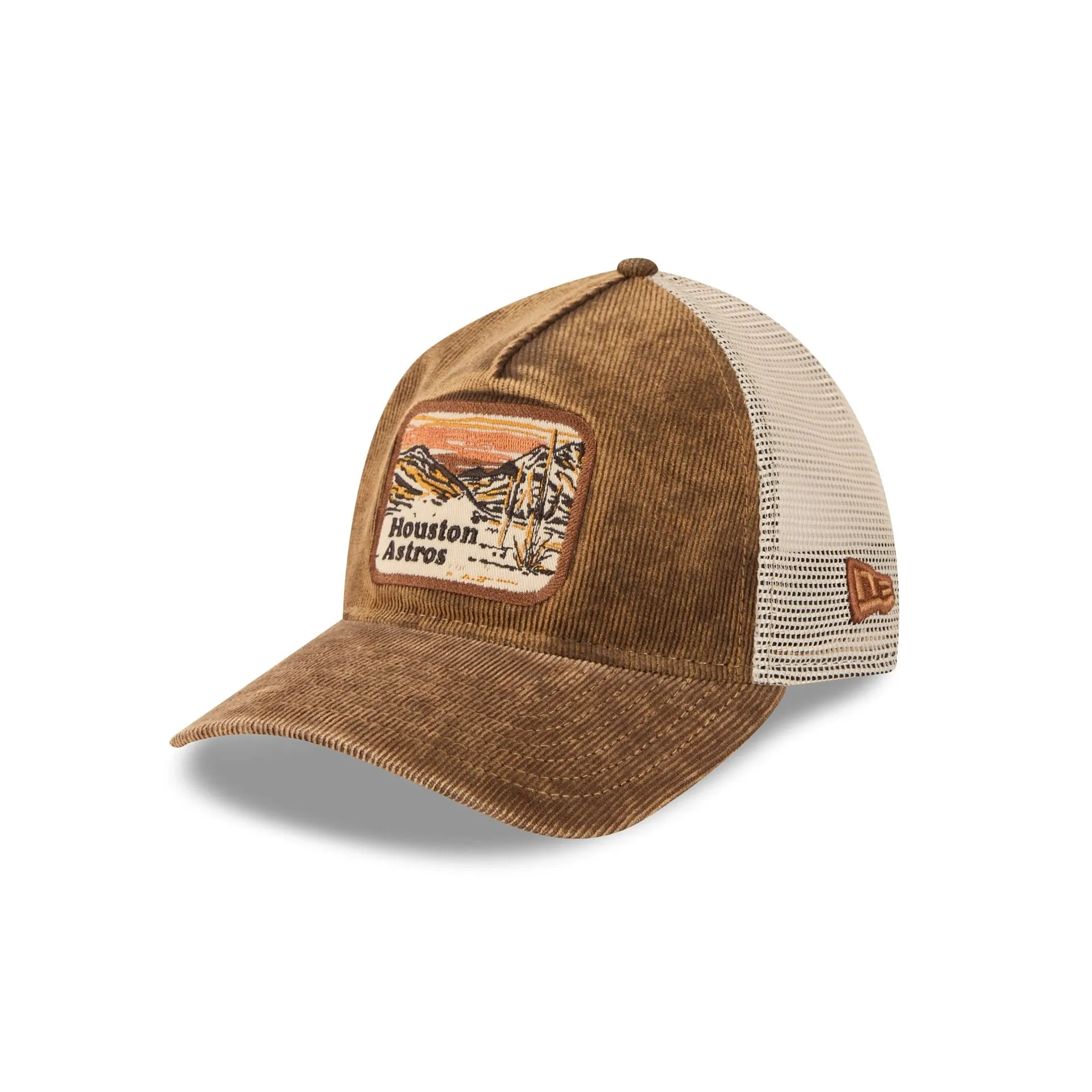 Houston Astros Vintage Landscape Brown 9TWENTY A-Frame Trucker Hat sold by New Era product image thumbnail 3