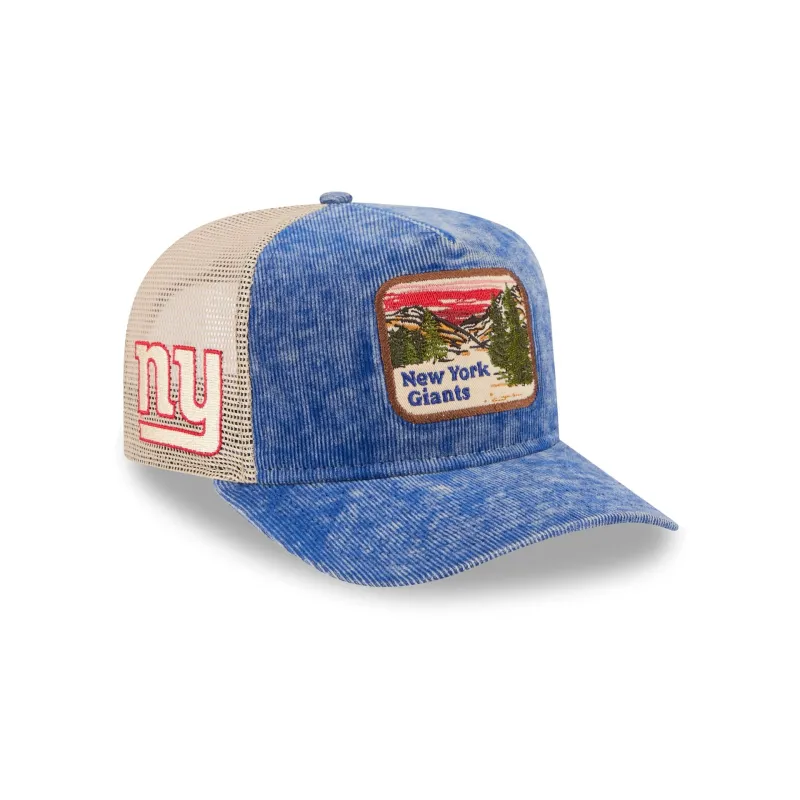 New York Giants Vintage Landscape 9FIFTY A-Frame Trucker Hat sold by New Era