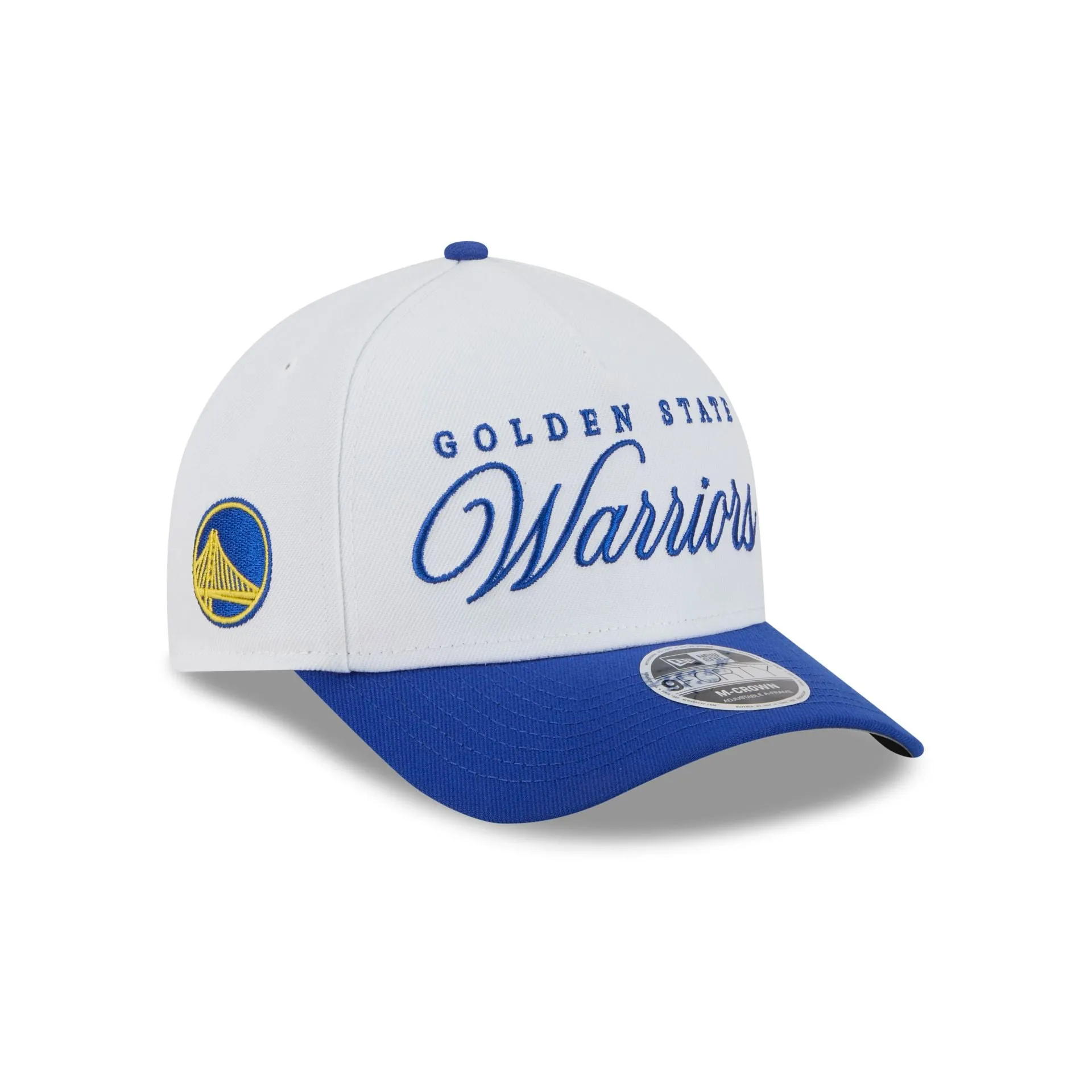 Golden State Warriors 2025 Draft 9FORTY M-Crown A-Frame Snapback Hat sold by New Era