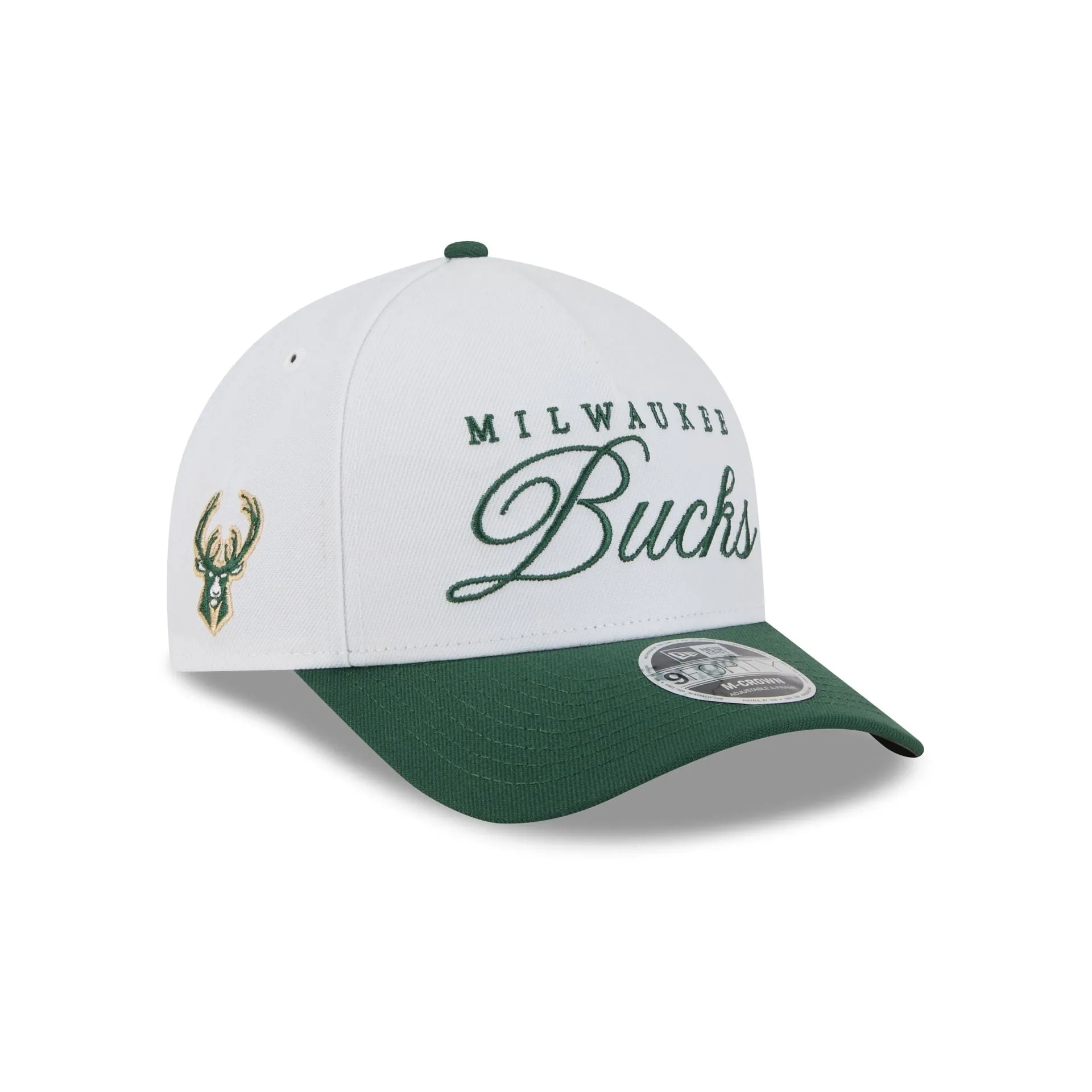 Milwaukee Bucks 2025 Draft 9FORTY M-Crown A-Frame Snapback Hat sold by New Era