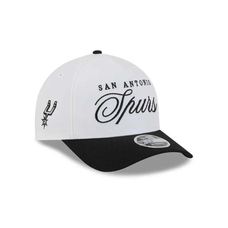 San Antonio Spurs 2025 Draft 9FORTY M-Crown A-Frame Snapback Hat sold by New Era