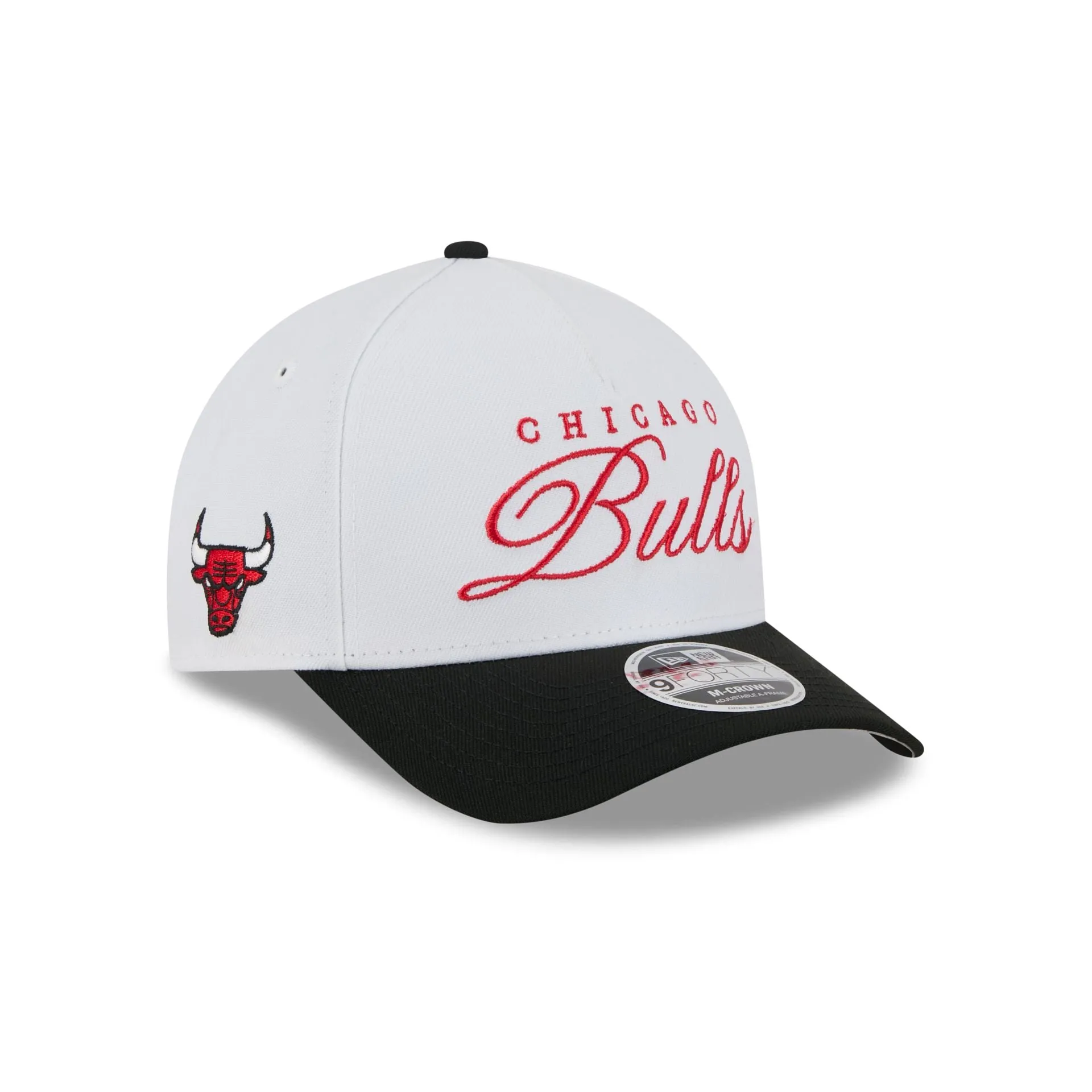 Chicago Bulls 2025 Draft 9FORTY M-Crown A-Frame Snapback Hat sold by New Era