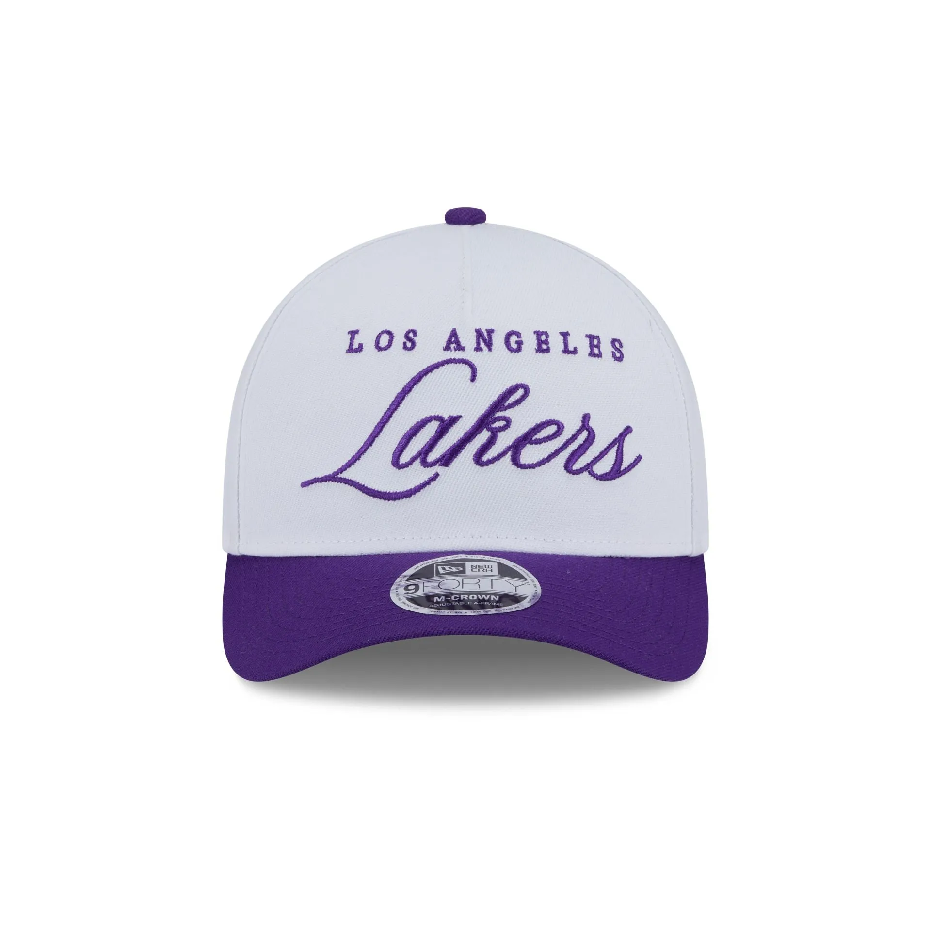 Los Angeles Lakers 2025 Draft 9FORTY M-Crown A-Frame Snapback Hat sold by New Era product image thumbnail 2