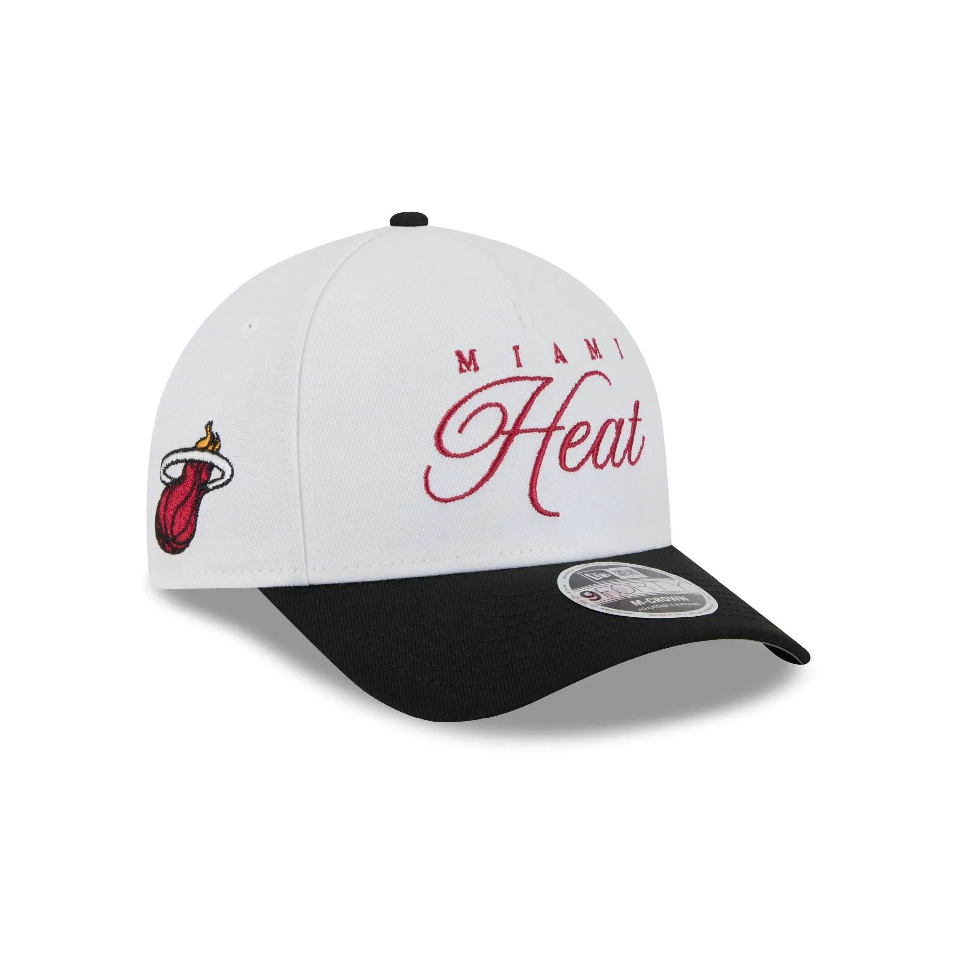 Miami Heat 2025 Draft 9FORTY M-Crown A-Frame Snapback Hat sold by New Era