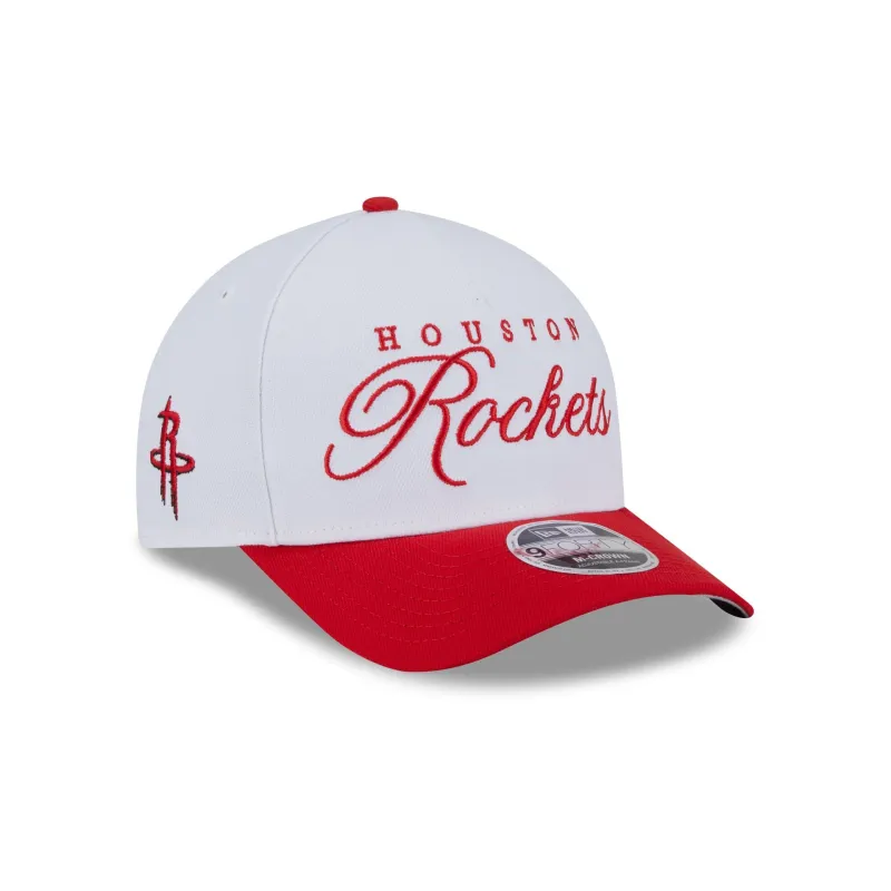 Houston Rockets 2025 Draft 9FORTY M-Crown A-Frame Snapback Hat sold by New Era
