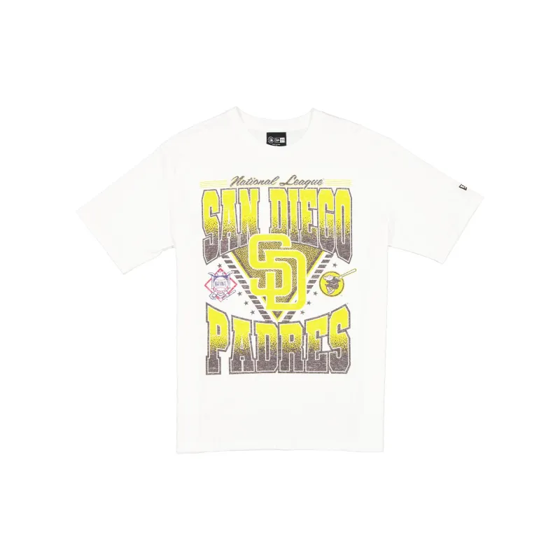 San Diego Padres Sport Classics Washed Optic White T-Shirt sold by New Era