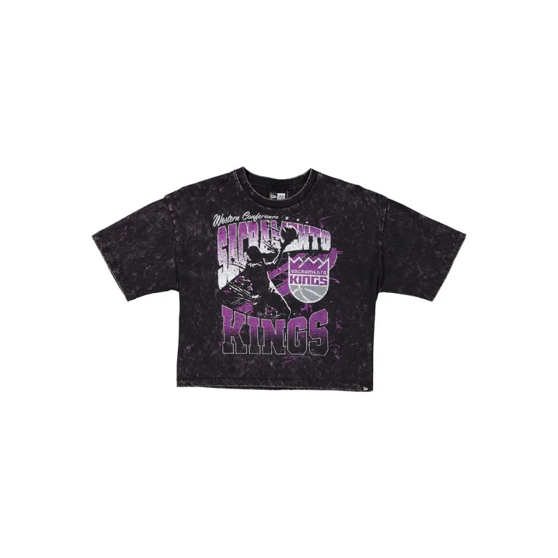 Sacramento Kings Sport Classics Women's Cropped T-Shirt sold by New Era