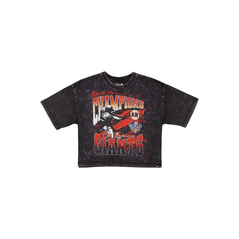 San Francisco Giants Sport Classics Women's Cropped T-Shirt sold by New Era