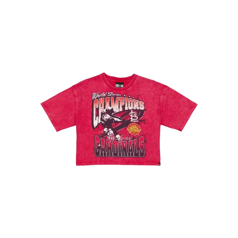 St. Louis Cardinals Sport Classics Women's Cropped T-Shirt sold by New Era