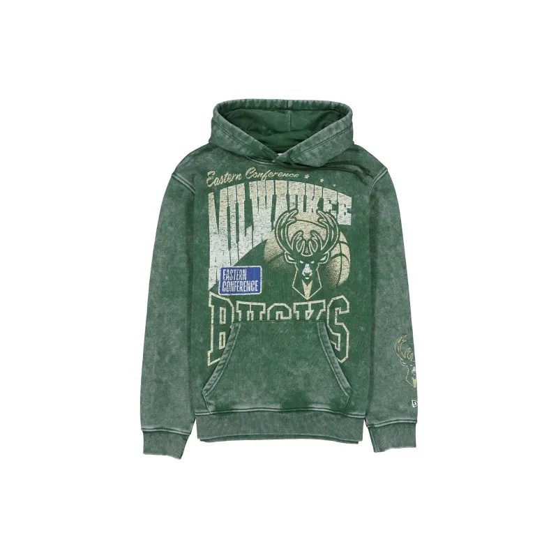Milwaukee Bucks Sport Classics Washed Hoodie sold by New Era