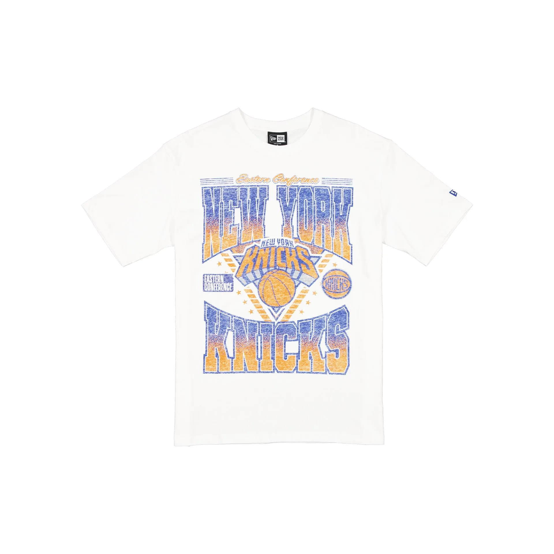 New York Knicks Sport Classics Washed Optic White T-Shirt sold by New Era