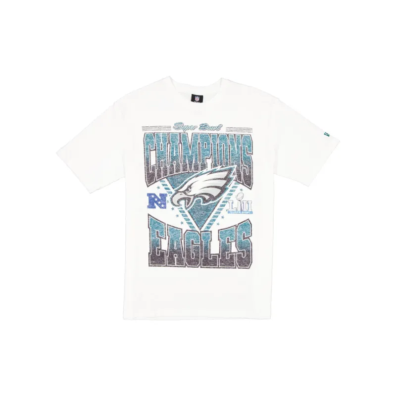 Philadelphia Eagles Sport Classics Washed Optic White T-Shirt sold by New Era