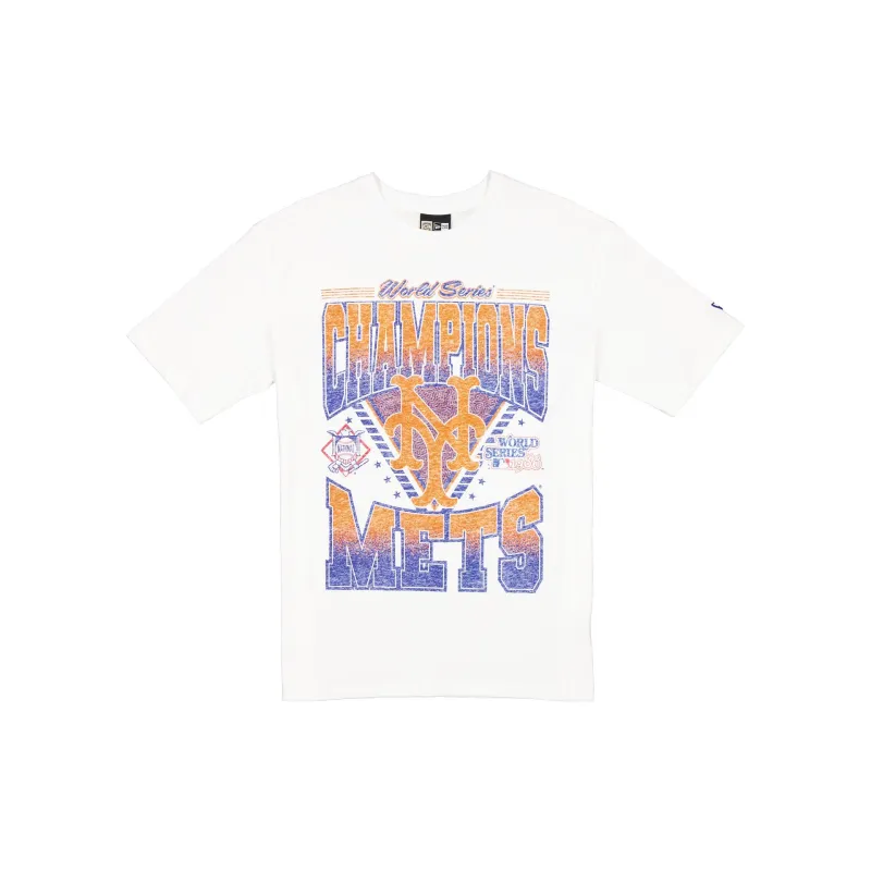 New York Mets Sport Classics Washed Optic White T-Shirt sold by New Era