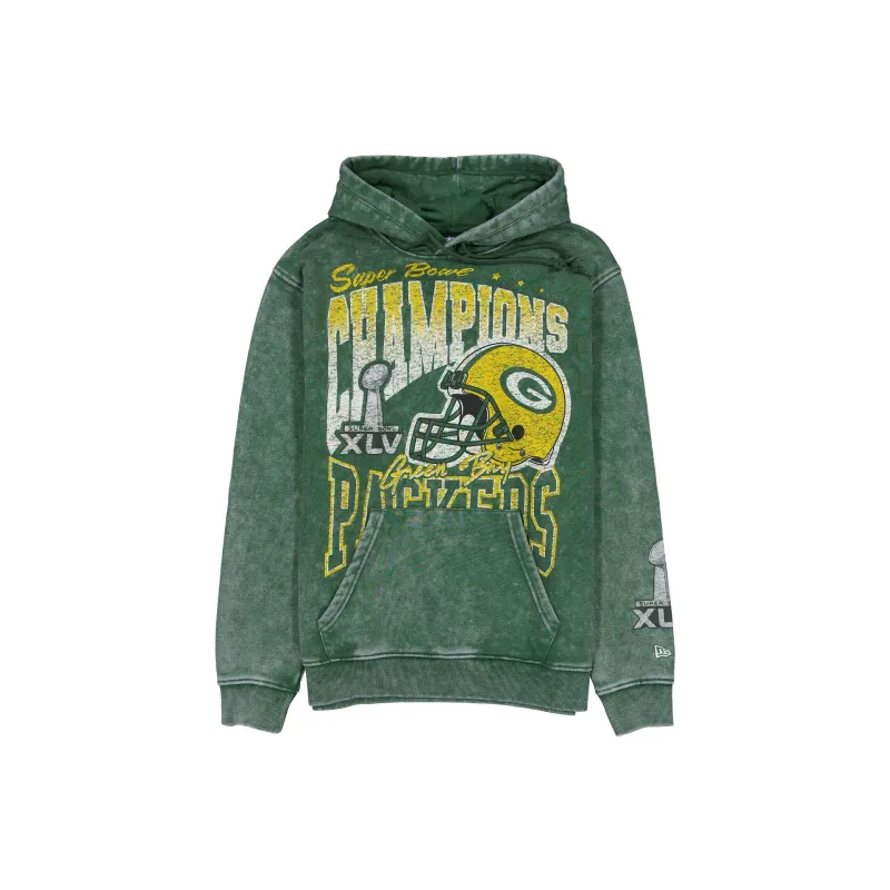 Green Bay Packers Sport Classics Washed Hoodie sold by New Era