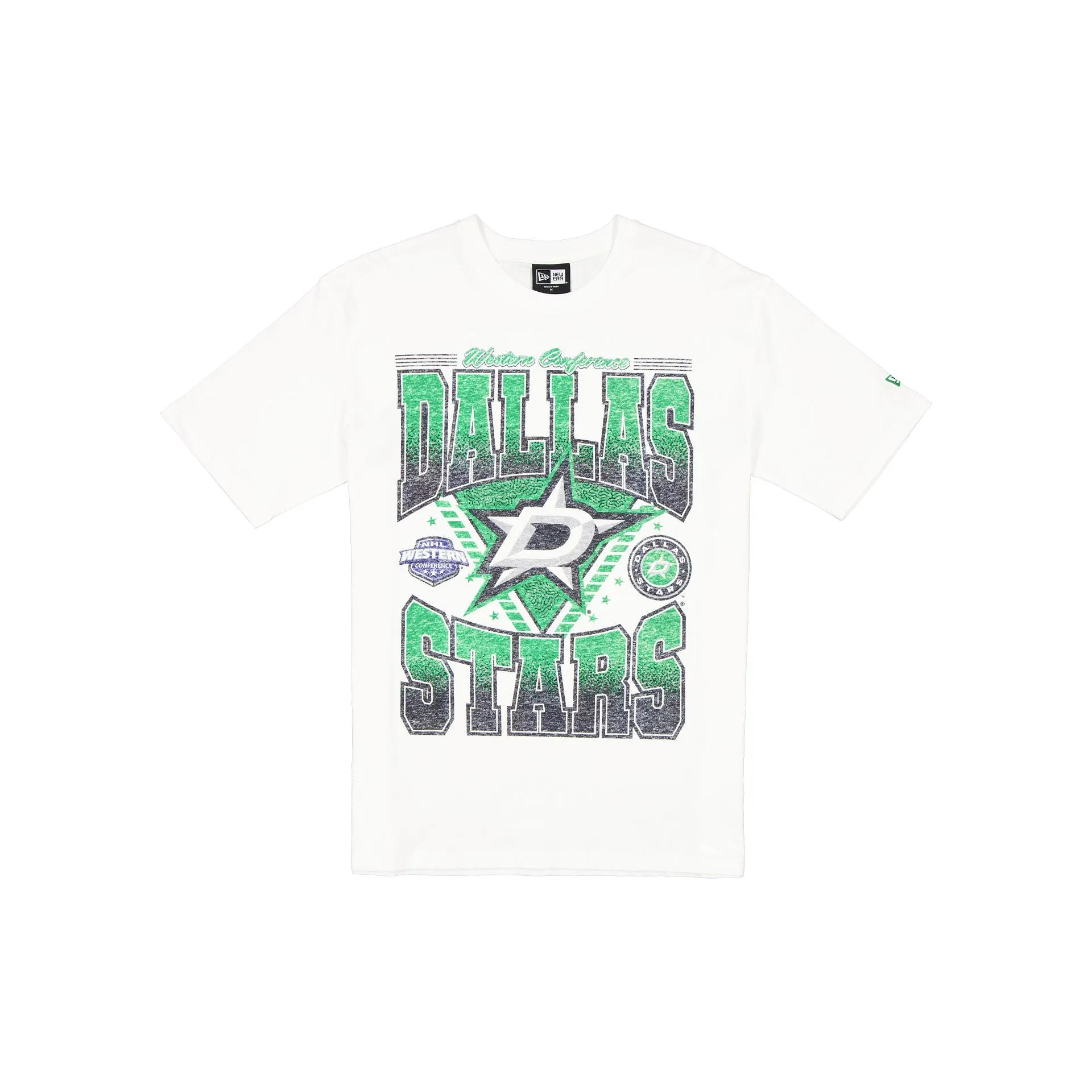 Dallas Stars Sport Classics Washed Optic White T-Shirt sold by New Era