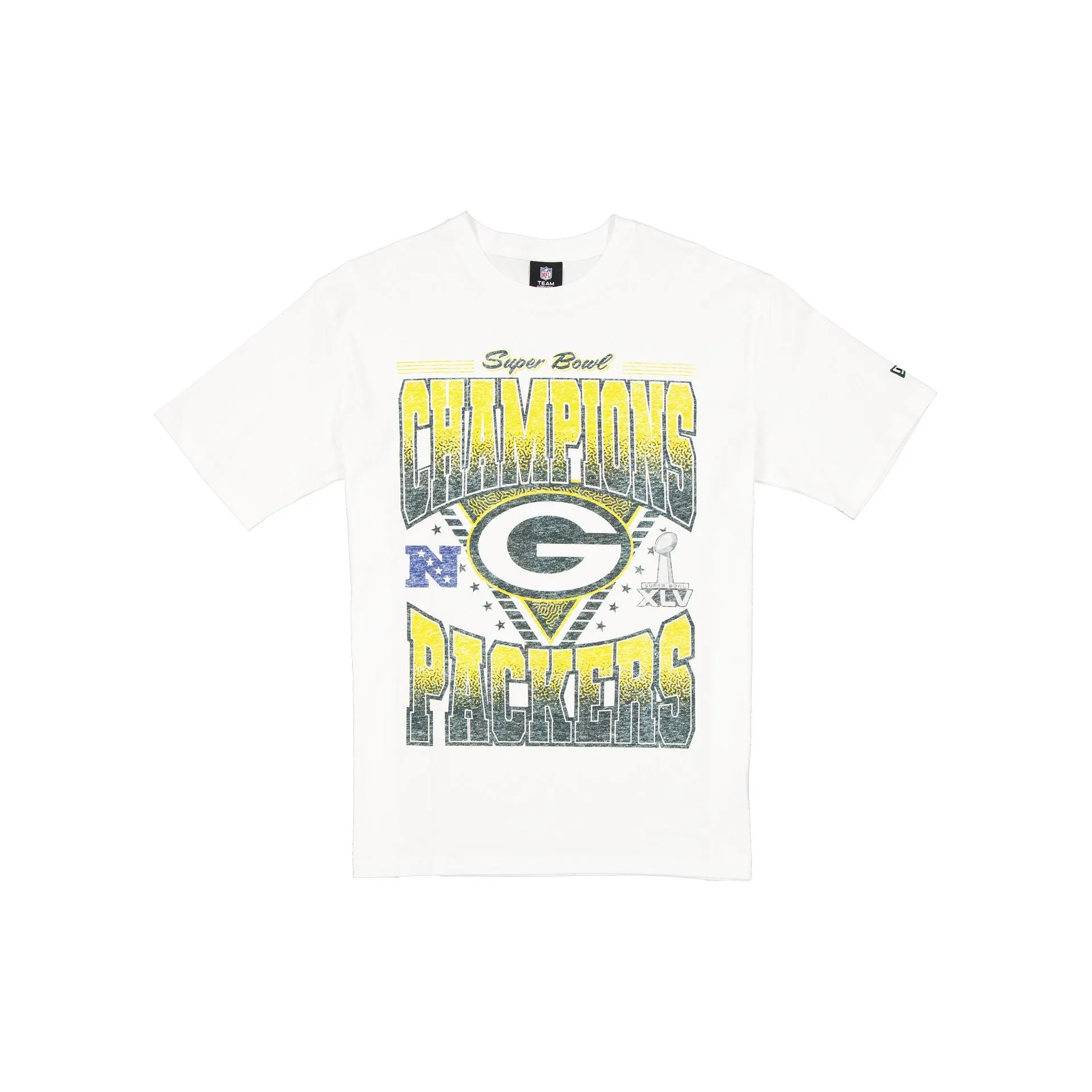 Green Bay Packers Sport Classics Washed Optic White T-Shirt sold by New Era