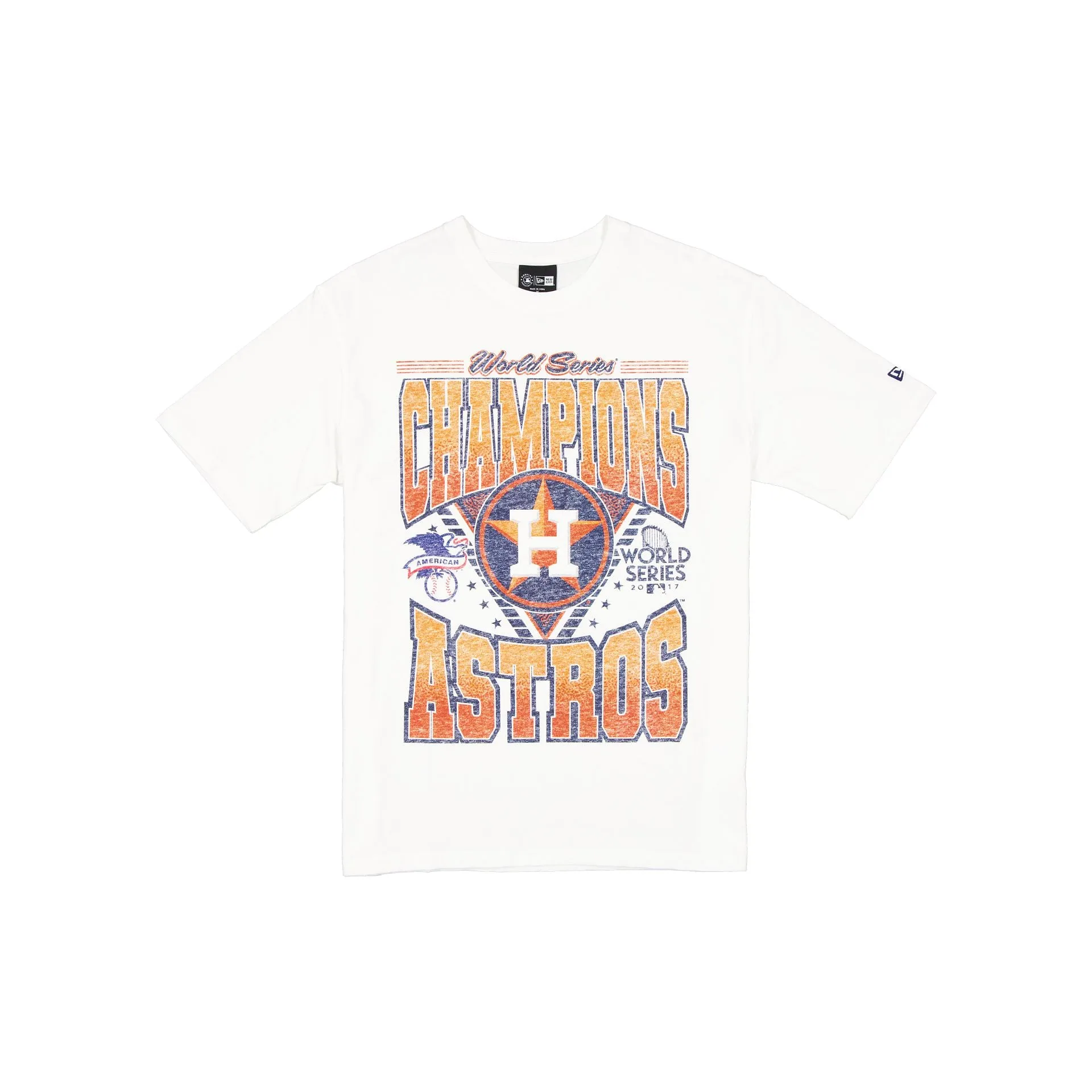 Houston Astros Sport Classics Washed Optic White T-Shirt sold by New Era