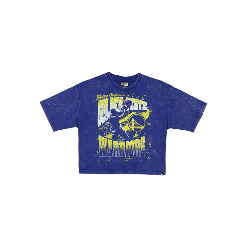 Golden State Warriors Sport Classics Women's Cropped T-Shirt sold by New Era