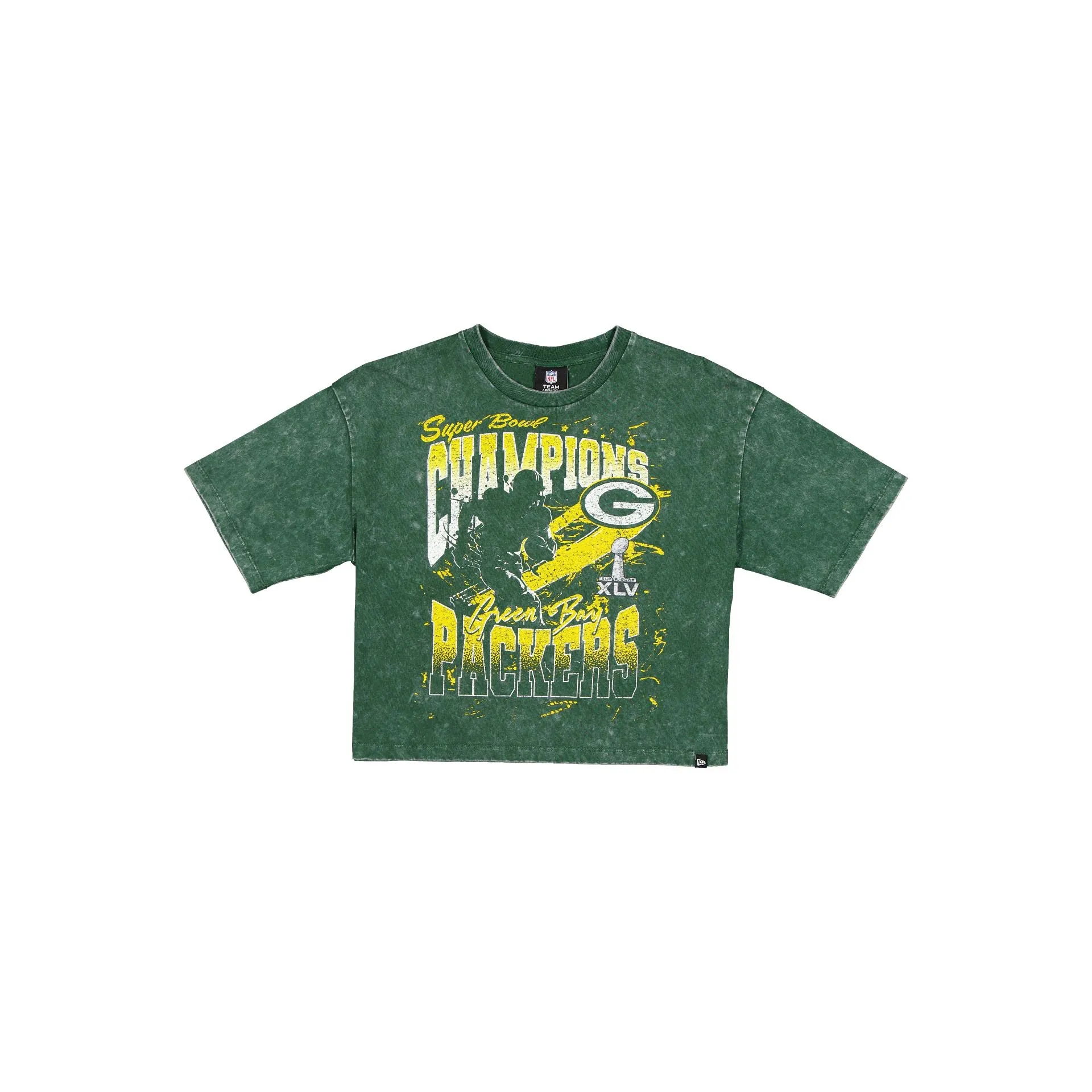 Green Bay Packers Sport Classics Women's Cropped T-Shirt sold by New Era