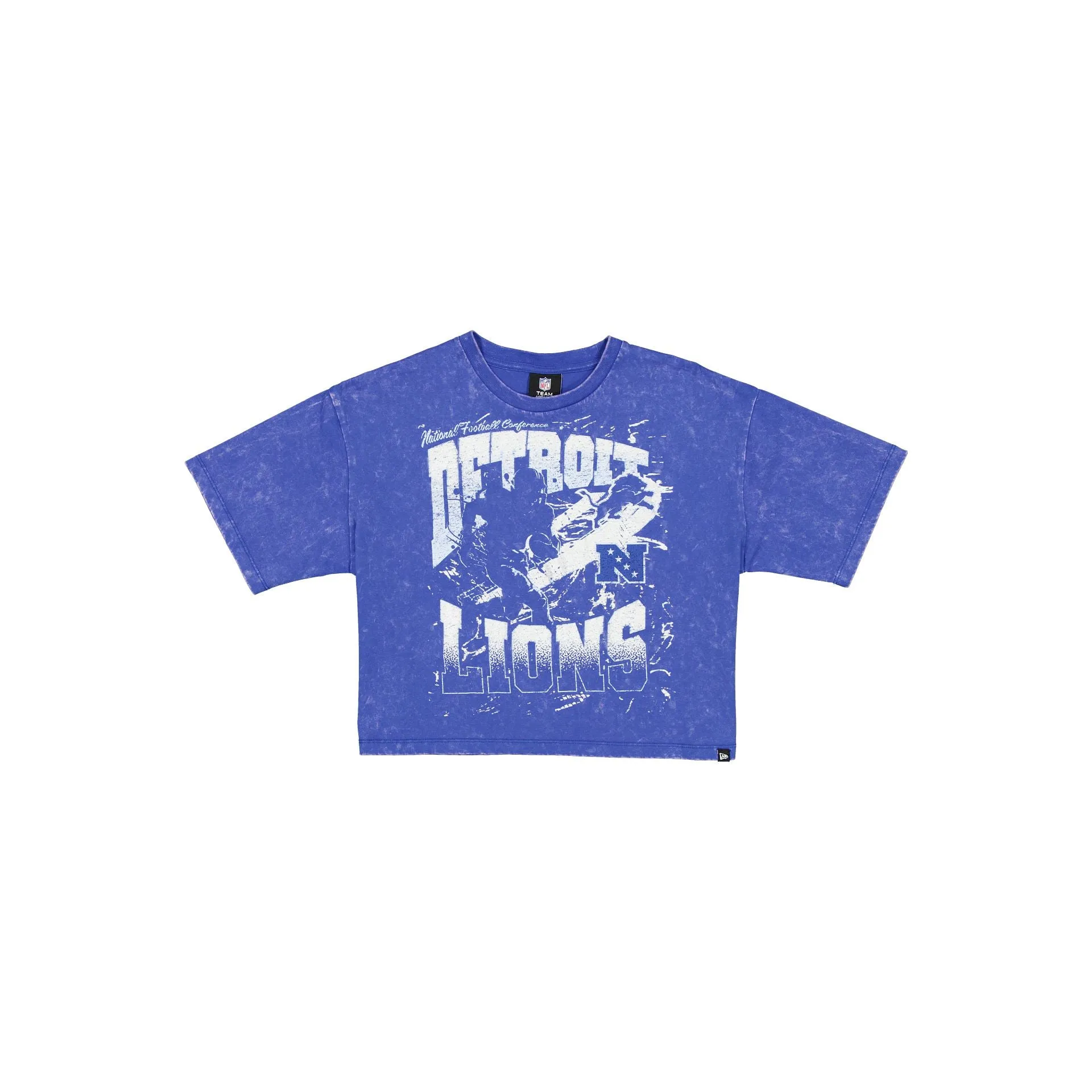 Detroit Lions Sport Classics Women's Cropped T-Shirt sold by New Era