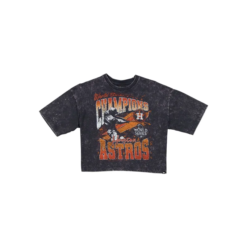 Houston Astros Sport Classics Women's Cropped T-Shirt sold by New Era