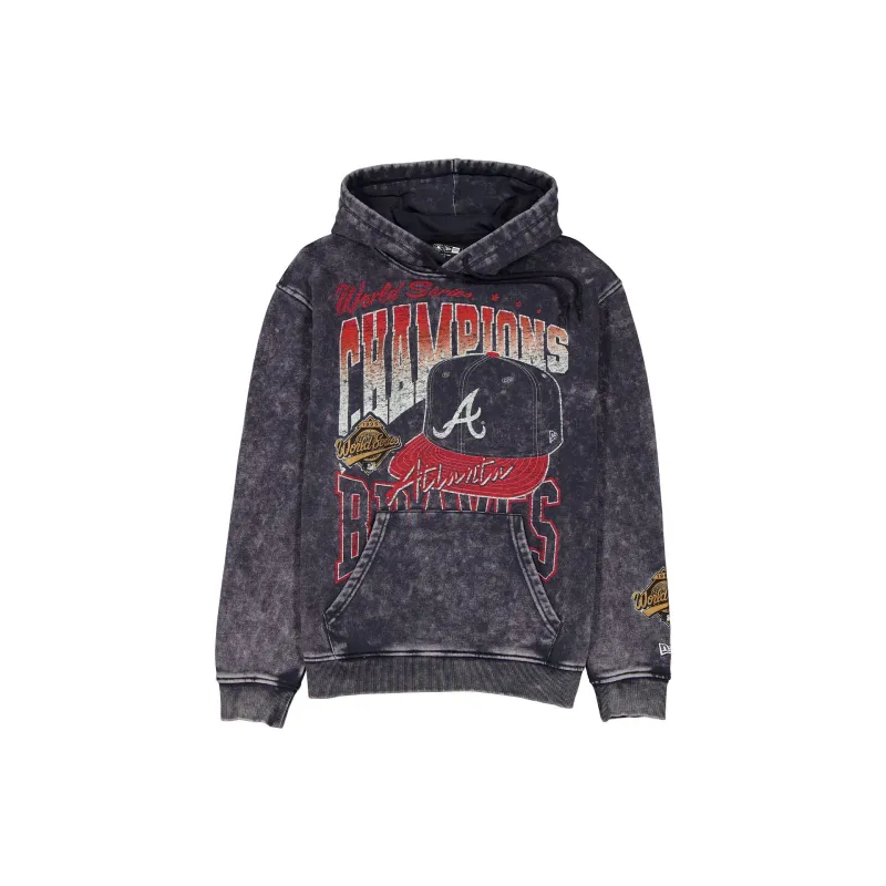 Atlanta Braves Sport Classics Washed Hoodie sold by New Era