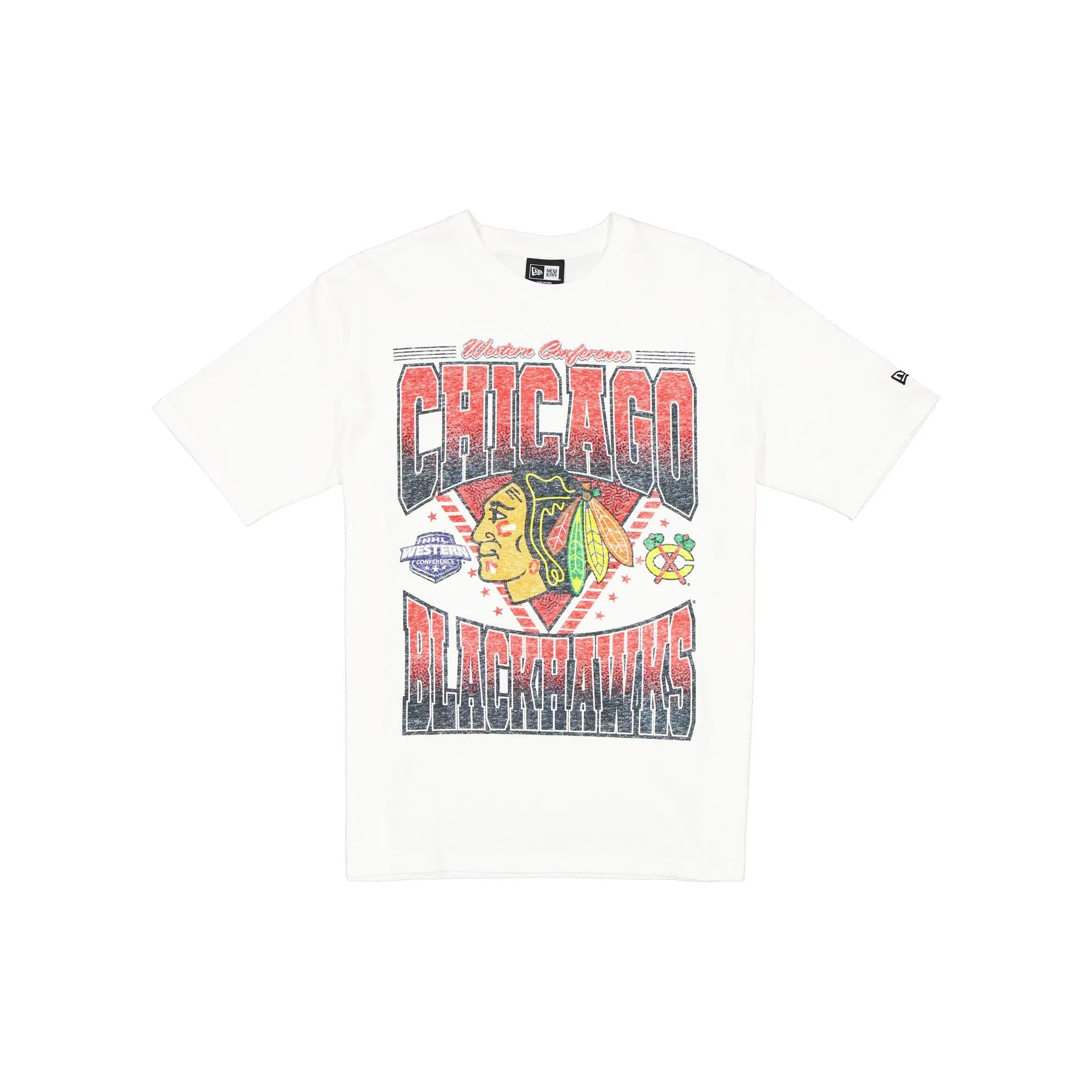 Chicago Blackhawks Sport Classics Washed Optic White T-Shirt sold by New Era