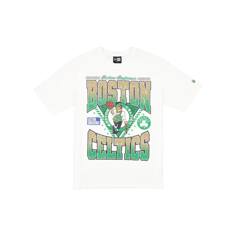 Boston Celtics Sport Classics Washed Optic White T-Shirt sold by New Era