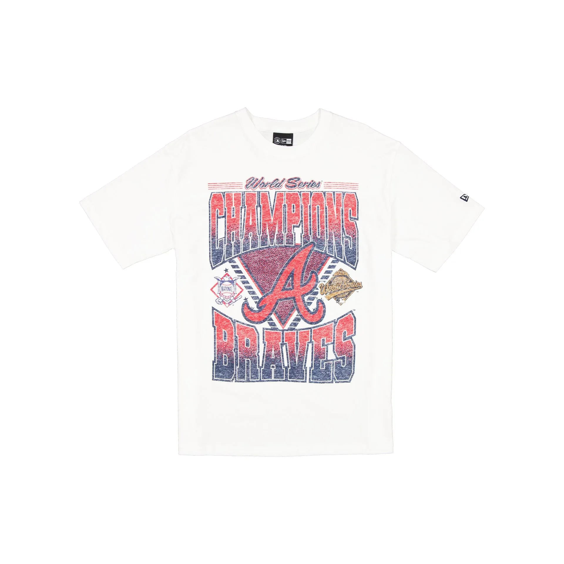 Atlanta Braves Sport Classics Washed Optic White T-Shirt sold by New Era