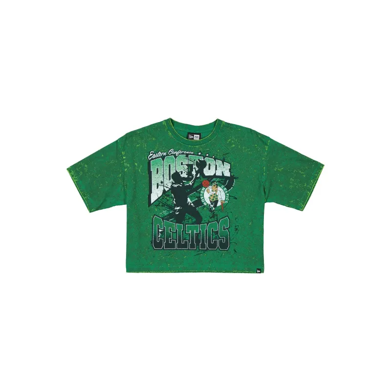 Boston Celtics Sport Classics Women's Cropped T-Shirt sold by New Era