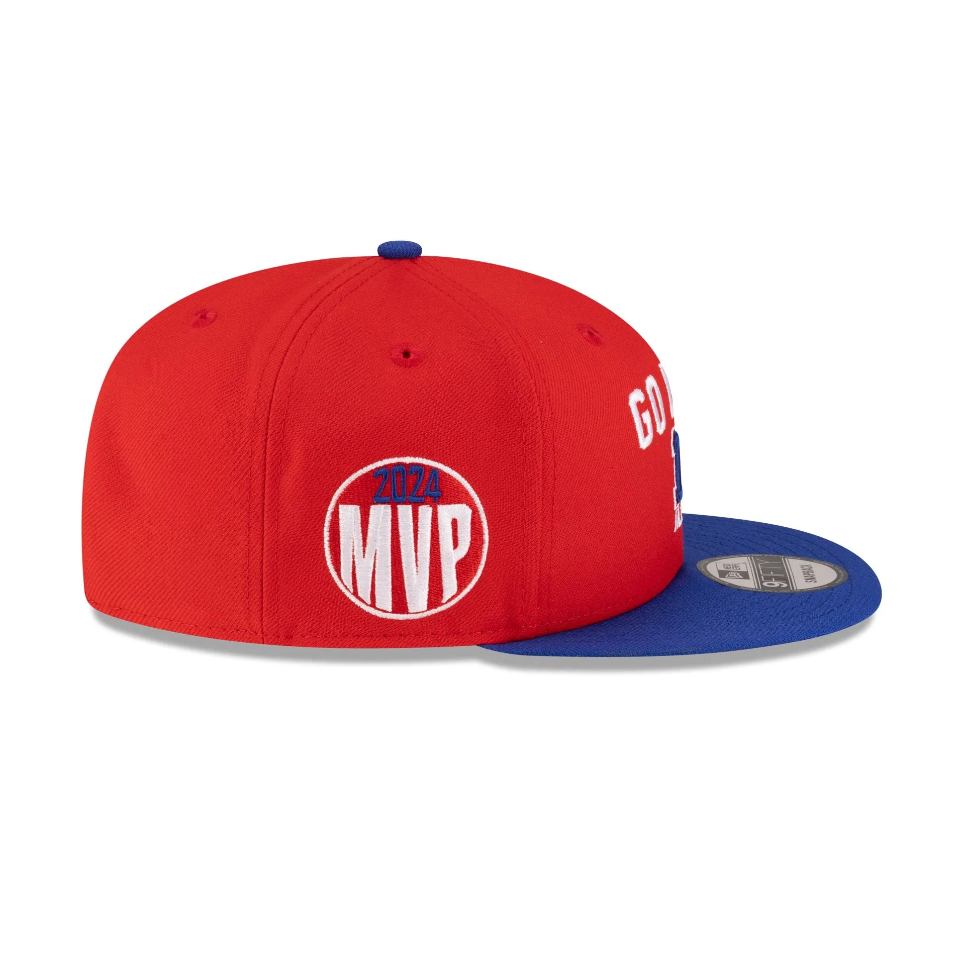 Buffalo Bills Josh Allen MVP Red 9FIFTY Snapback Hat sold by New Era product image thumbnail 4