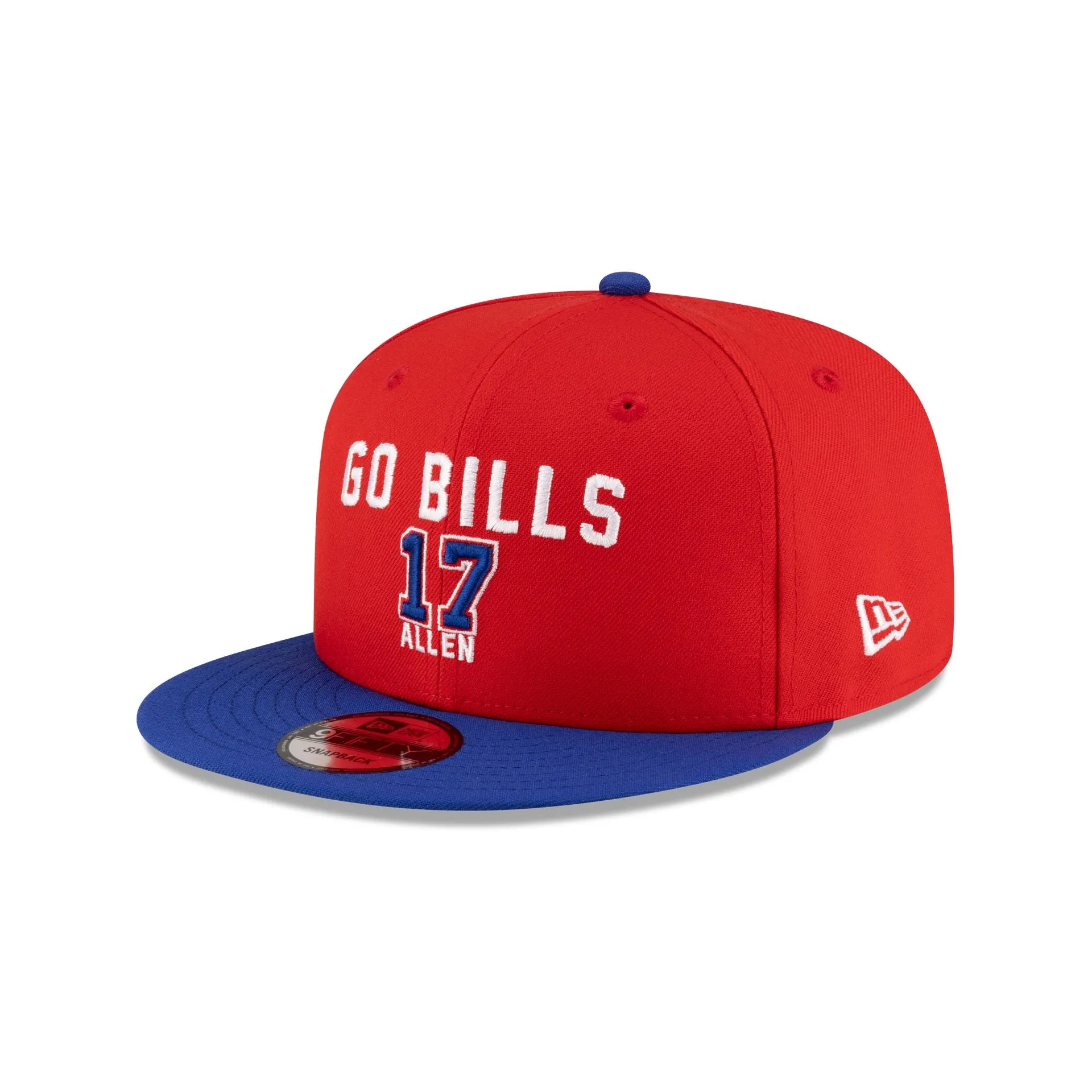 Buffalo Bills Josh Allen MVP Red 9FIFTY Snapback Hat sold by New Era product image thumbnail 3