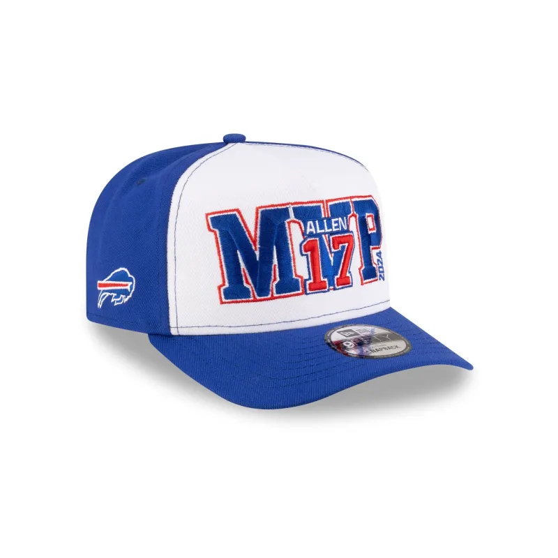 Buffalo Bills Josh Allen MVP 9FIFTY A-Frame Snapback Hat sold by New Era