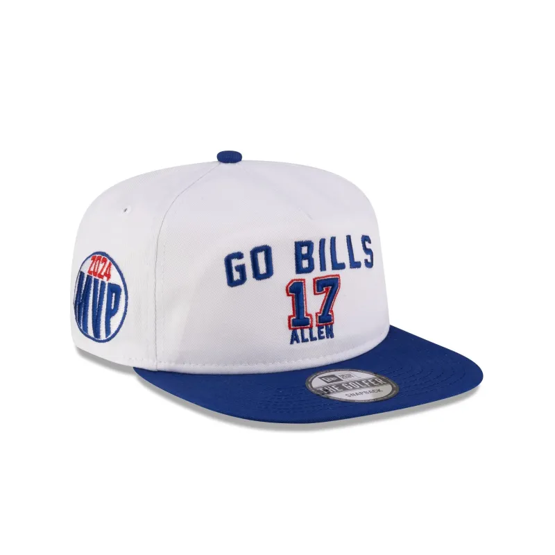 Buffalo Bills Josh Allen MVP White Golfer Hat sold by New Era
