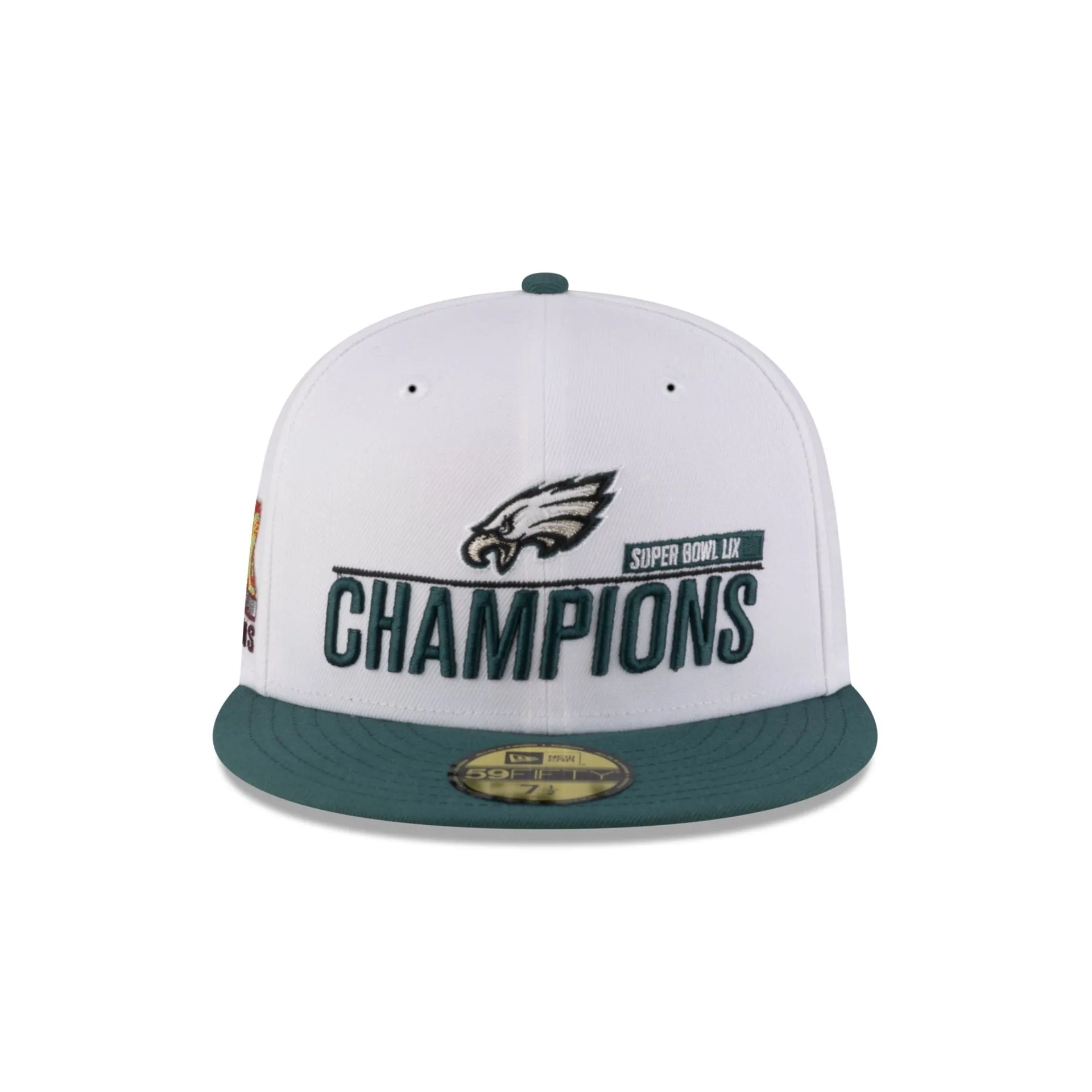 Philadelphia Eagles Super Bowl LIX Champions White 59FIFTY Fitted Hat sold by New Era product image thumbnail 2