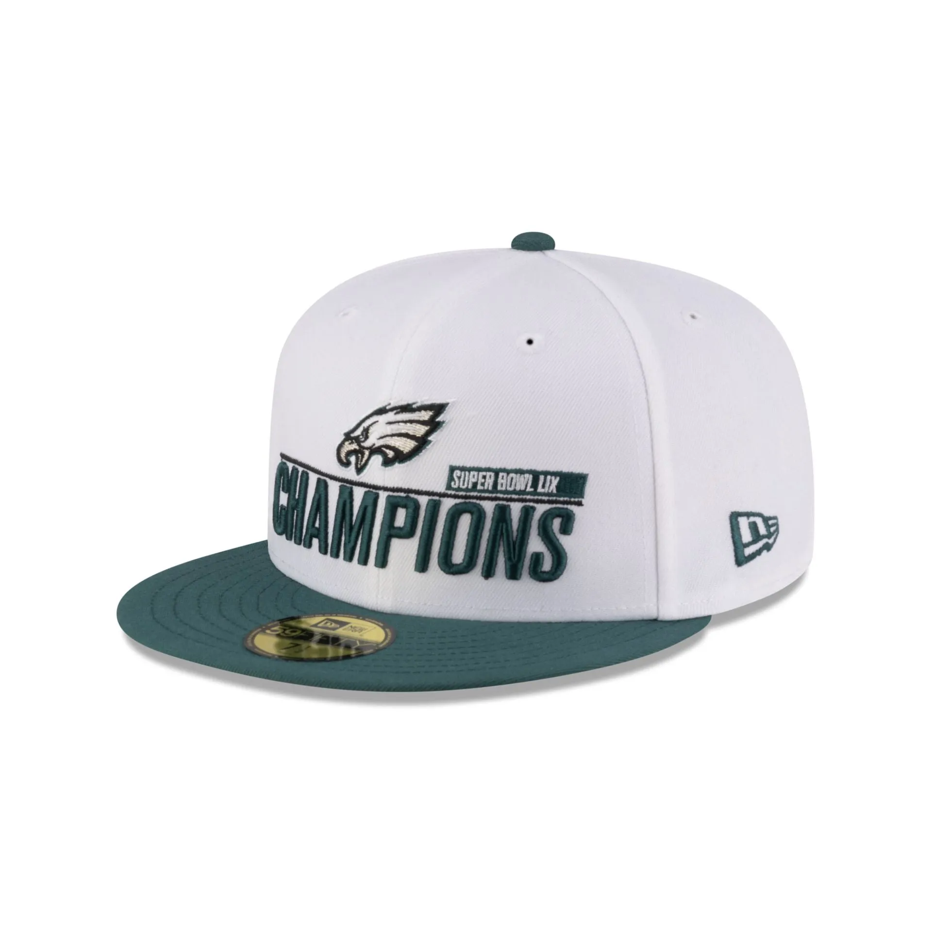 Philadelphia Eagles Super Bowl LIX Champions White 59FIFTY Fitted Hat sold by New Era product image thumbnail 3