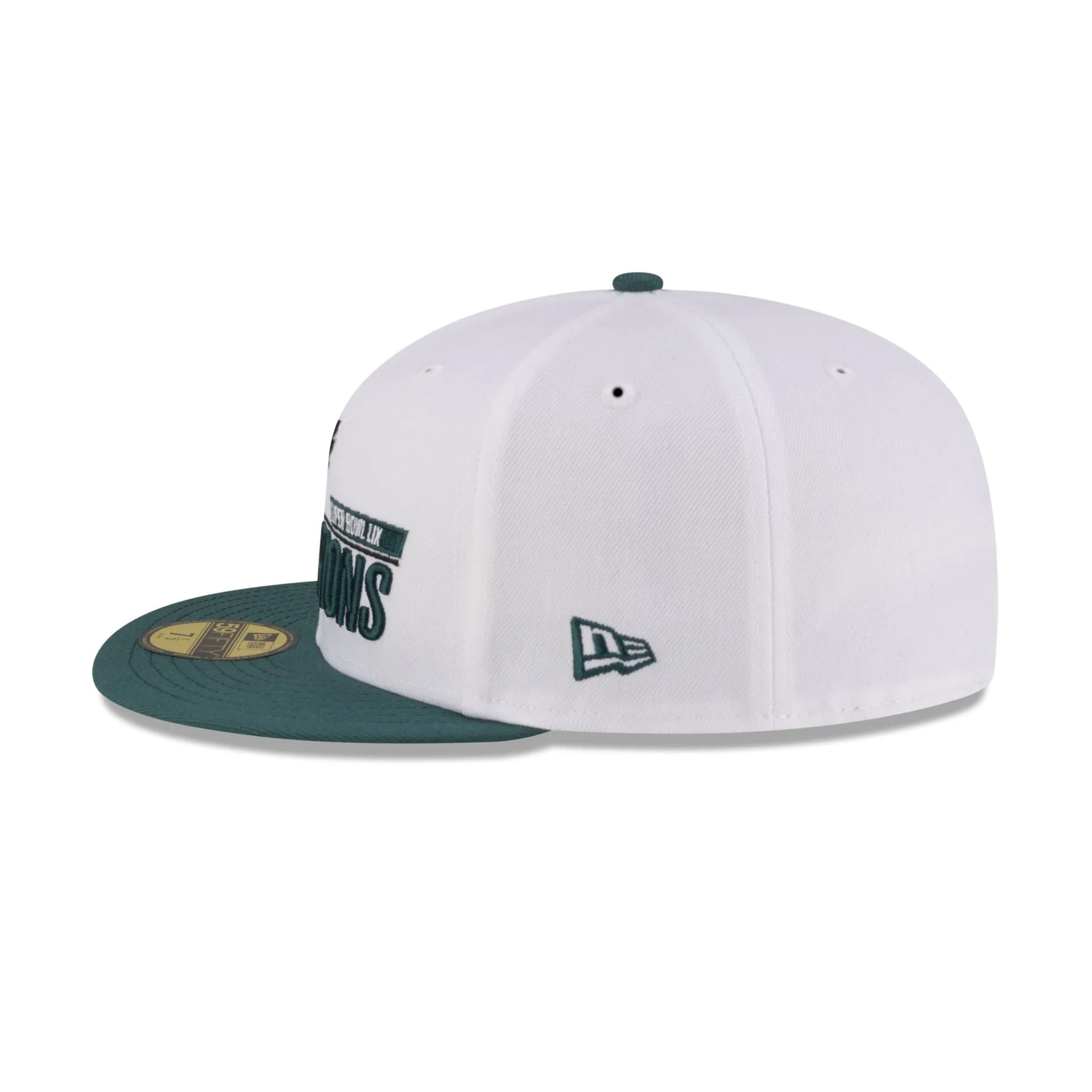 Philadelphia Eagles Super Bowl LIX Champions White 59FIFTY Fitted Hat sold by New Era product image thumbnail 5