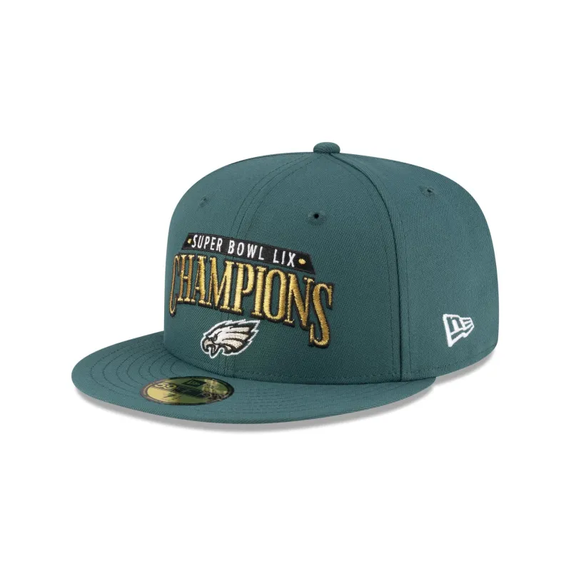 Philadelphia Eagles Super Bowl LIX Champions 9FIFTY Snapback Hat sold by New Era