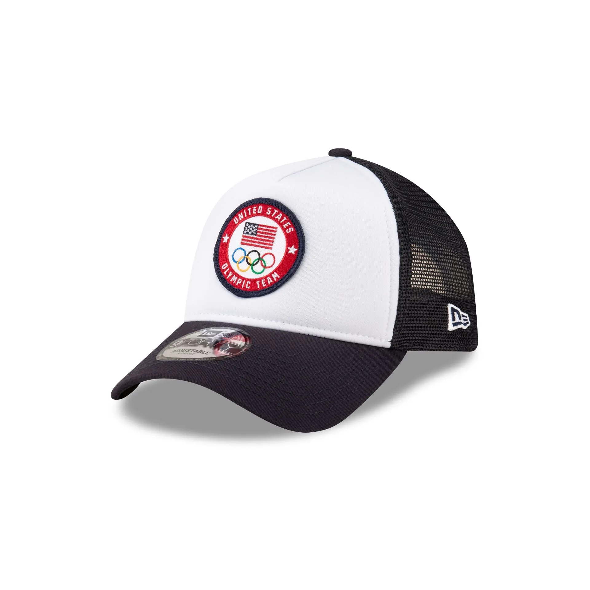 Team USA Olympics 9FORTY A-Frame Trucker Hat sold by New Era