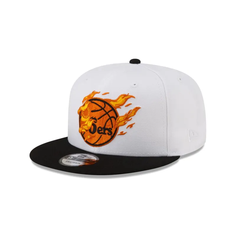 Philadelphia 76ers Sizzling Streak 9FIFTY Snapback Hat sold by New Era