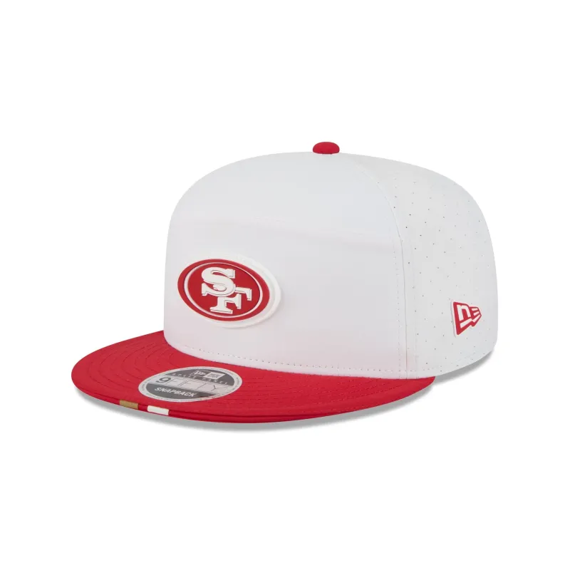 San Francisco 49ers 2025 Training Split Panel 9FIFTY Snapback Hat sold by New Era