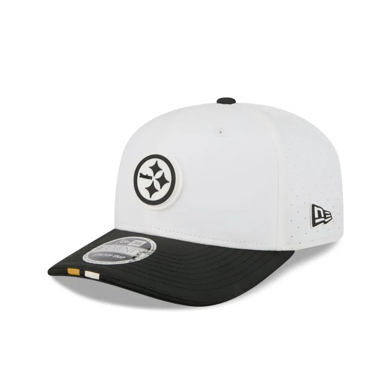 Pittsburgh Steelers 2025 Training 9SEVENTY Stretch-Snap Hat sold by New Era